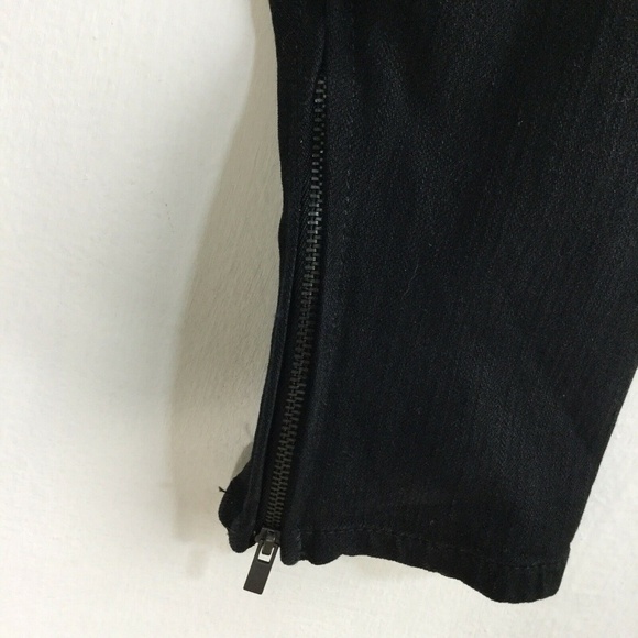 Joes Pull On Jegging Jeans Black Wash Zipper Ankle - Picture 4 of 7